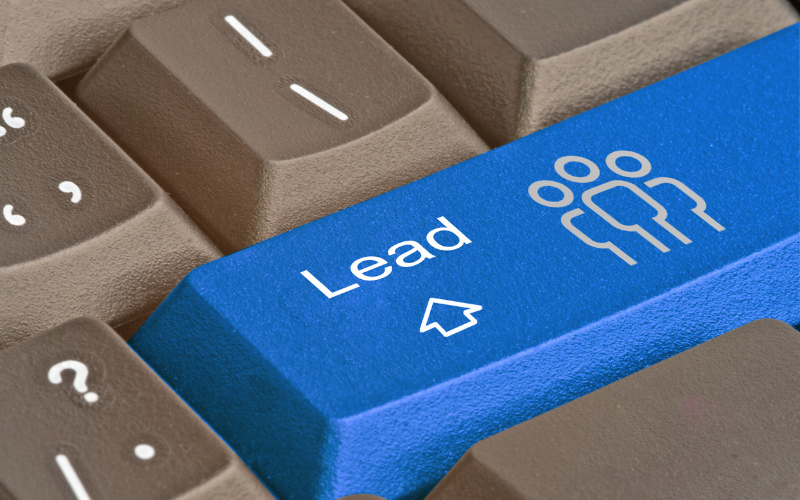 the word lead displayed on a keyboard