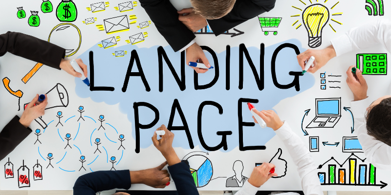 What are landing pages?