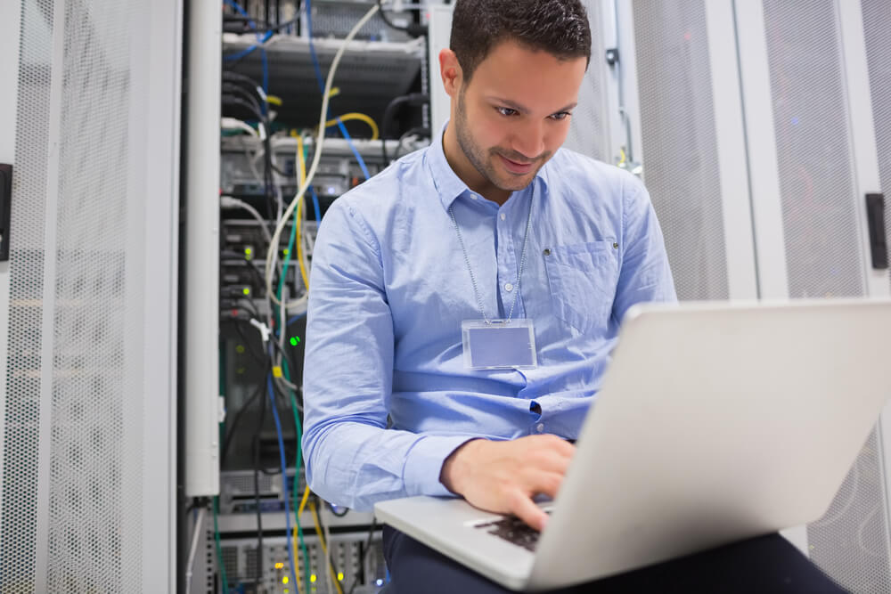 an it specialist working